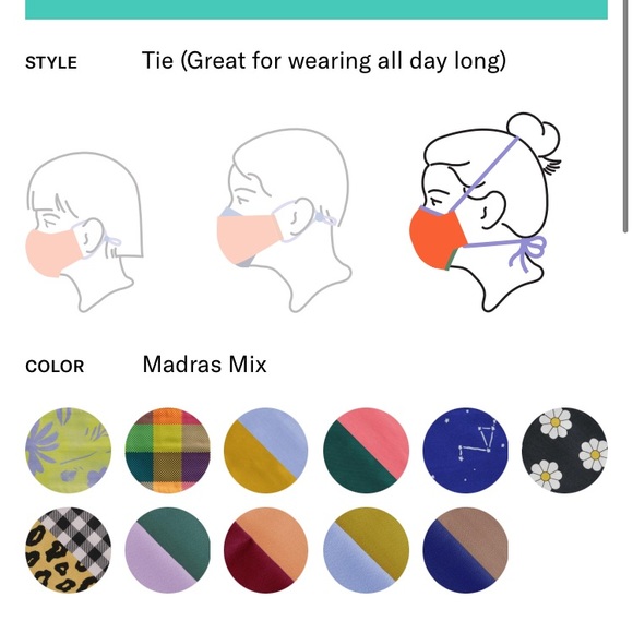 Organic cotton mask - Picture 2 of 2